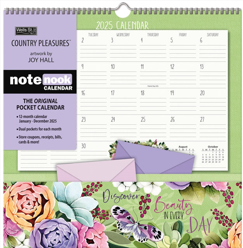 Country Pleasures 2025 Note Nook Square Calendar/Product Detail/Calendars & Diaries