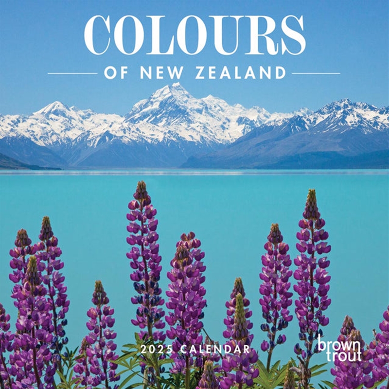 Colours of New Zealand 2025 Square Calendar/Product Detail/Calendars & Diaries