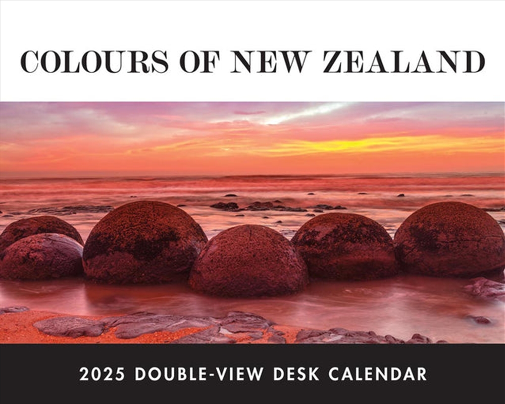 Colours of New Zealand 2025 Double View Desk Easel Calendar/Product Detail/Calendars & Diaries