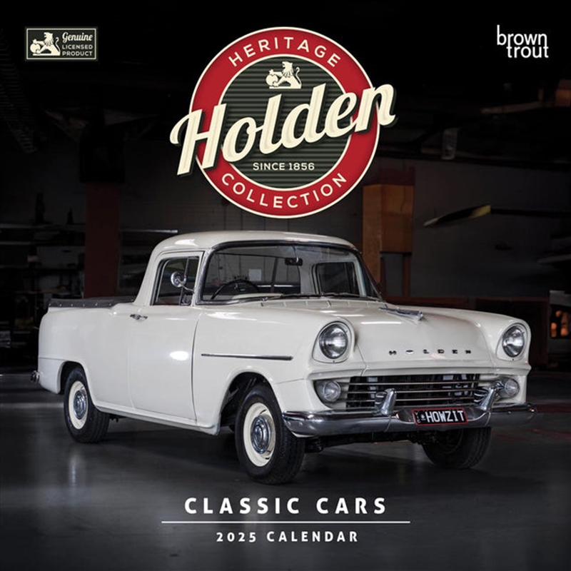 Classic Holden Cars 2025 Square Calendar/Product Detail/Calendars & Diaries