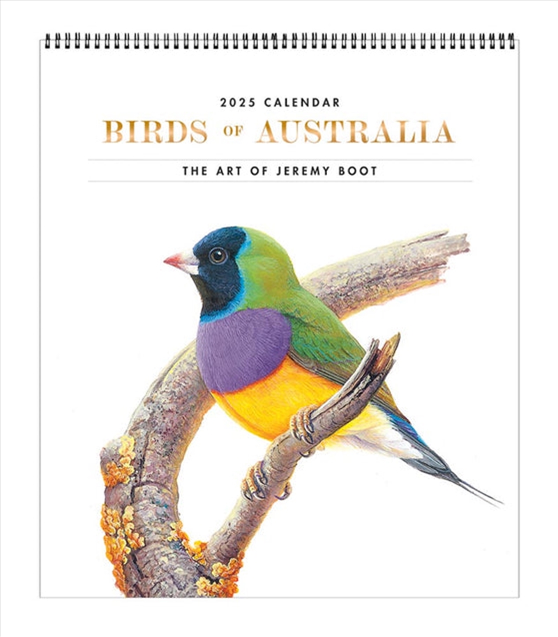 Birds of Australia, The Art Jeremy Boot 2025 Deluxe Calendar/Product Detail/Calendars & Diaries