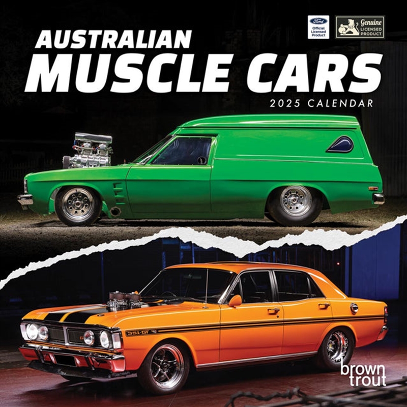 Australian Muscle Cars 2025 Square Calendar/Product Detail/Calendars & Diaries