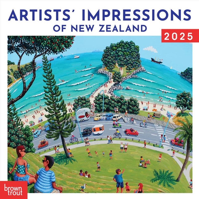 Artists' Impressions of New Zealand 2025 Square Calendar/Product Detail/Calendars & Diaries