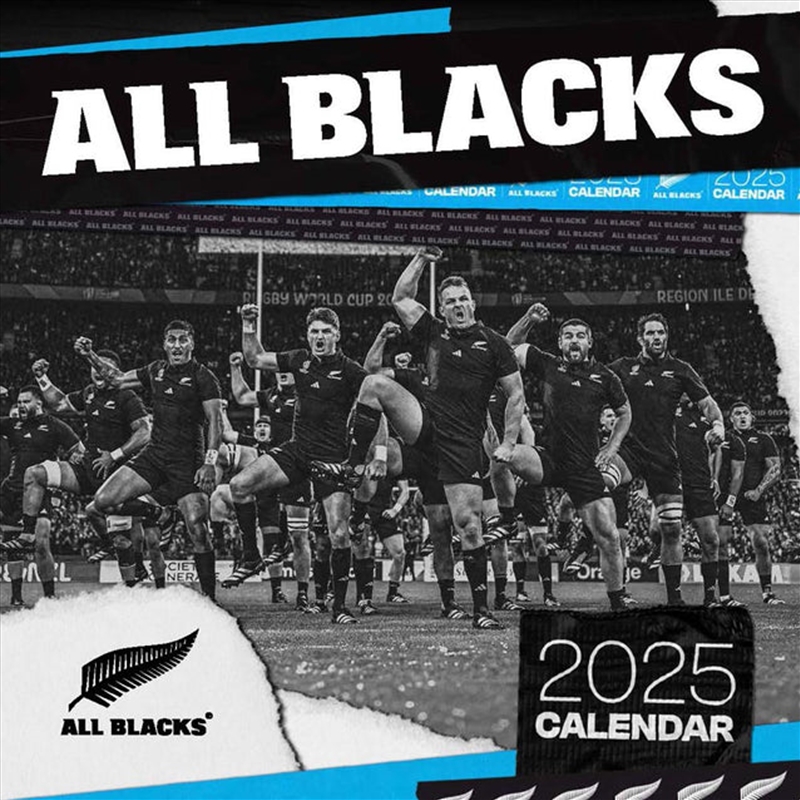 All Blacks 2025 Square Calendar/Product Detail/Calendars & Diaries