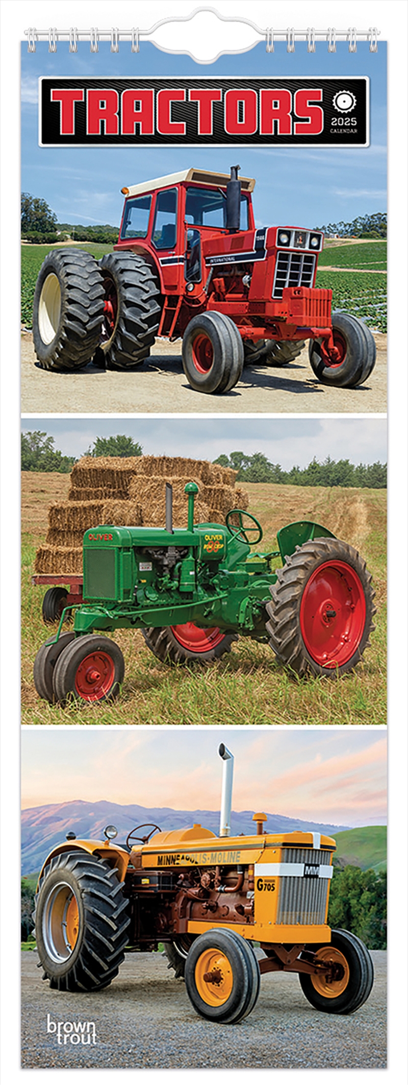 Tractors 2025 Slimline Calendar/Product Detail/Calendars & Diaries