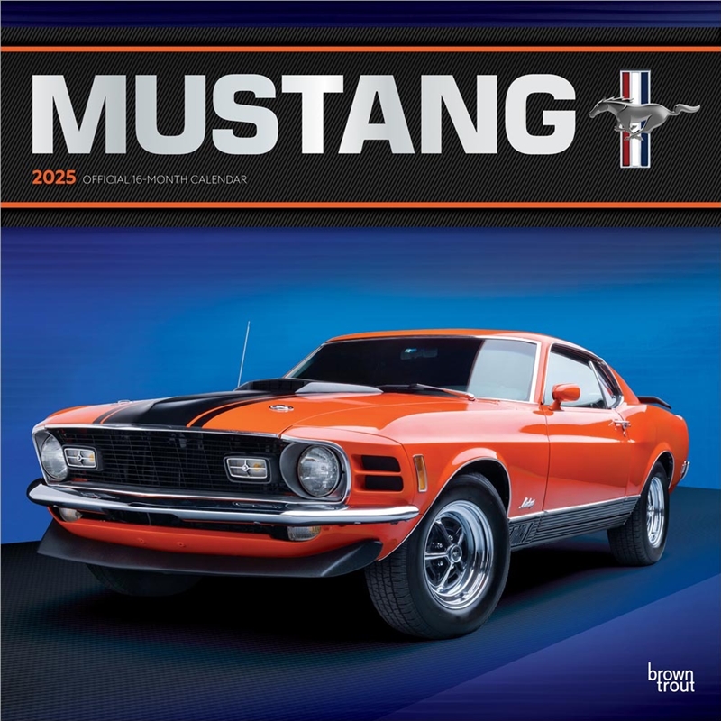 Mustang 2025 Square FOIL Calendar/Product Detail/Calendars & Diaries