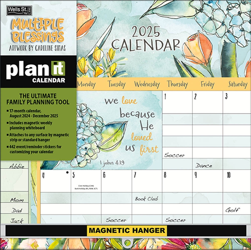 Multiple Blessings 2025 Plan-It Square Calendar/Product Detail/Calendars & Diaries