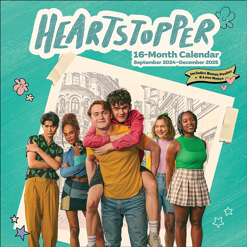 Heartstopper 16-Month 2024-2025 Square Bonus Calendar/Product Detail/Calendars & Diaries