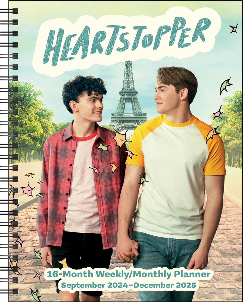 Heartstopper 16-Month 2024-2025 Weekly/Monthly Planner w Stickers Calendar/Product Detail/Calendars & Diaries