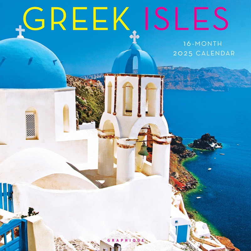 Greek Isles 2025 Square Calendar/Product Detail/Calendars & Diaries