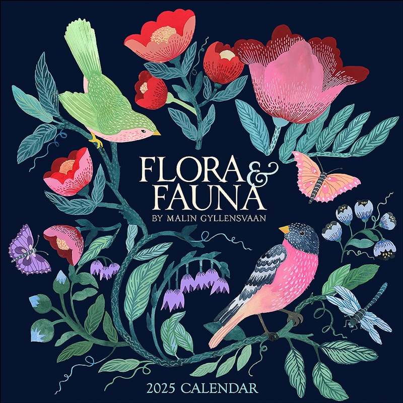 Flora & Fauna by Malin Gyllensvaan 2025 Square Calendar/Product Detail/Calendars & Diaries