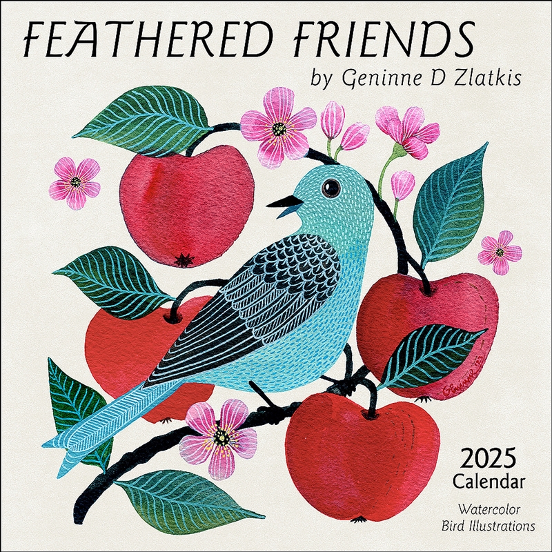 Feathered Friends 2025 Square Calendar/Product Detail/Calendars & Diaries