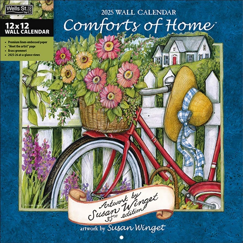 Comforts Of Home 2025 Square Calendar/Product Detail/Calendars & Diaries