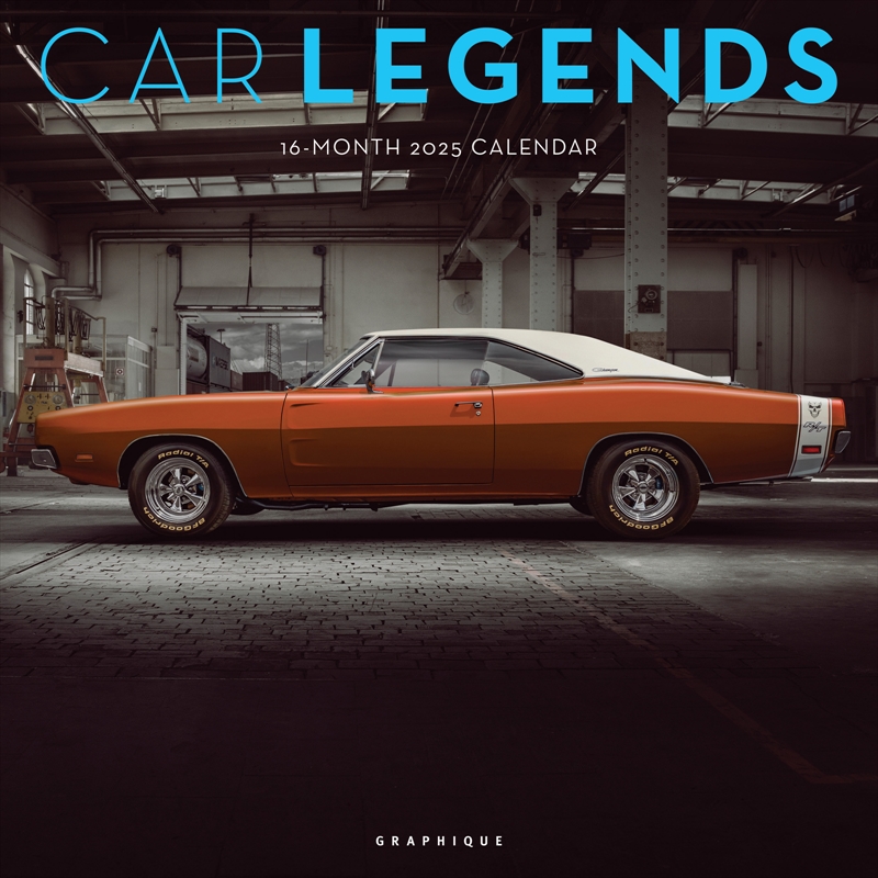 Car Legends 2025 Square Calendar/Product Detail/Calendars & Diaries