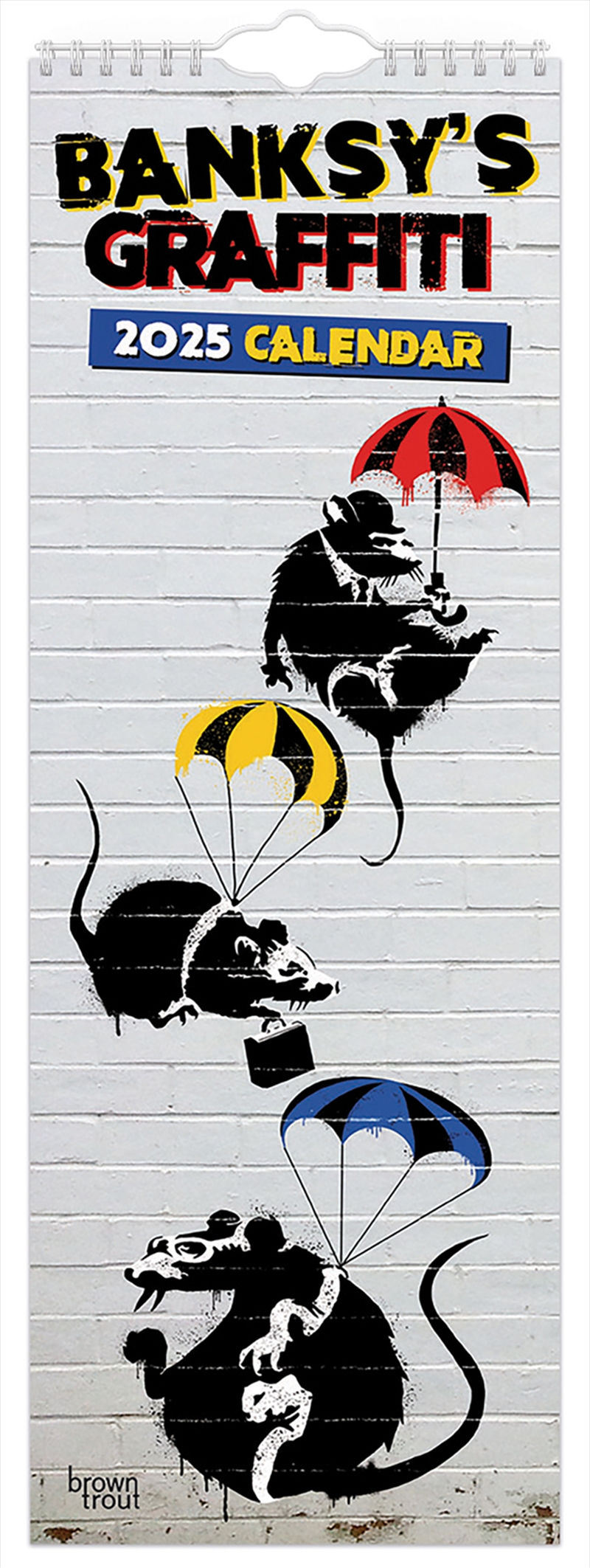 Banksy's Graffiti 2025 Slimline Calendar/Product Detail/Calendars & Diaries