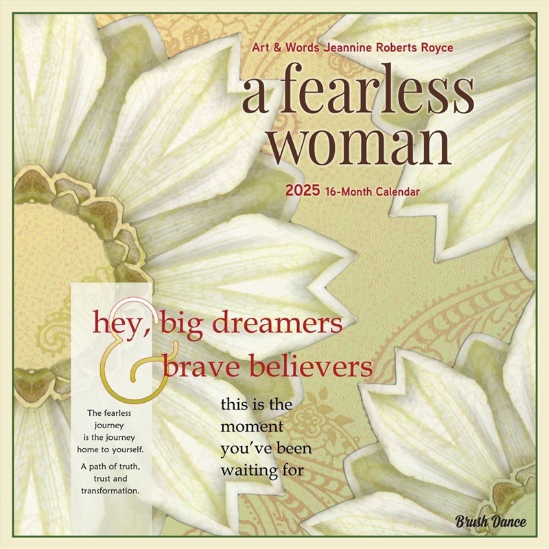 A Fearless Woman 2025 Square Brush Dance Calendar/Product Detail/Calendars & Diaries