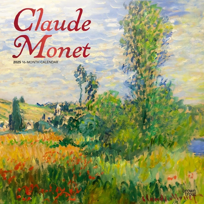 Monet, Claude 2025 Square FOIL Calendar/Product Detail/Calendars & Diaries