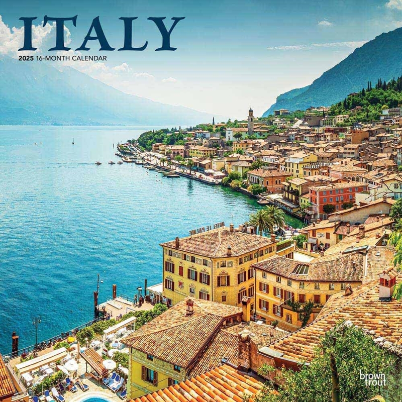 Italy 2025 Square Calendar/Product Detail/Calendars & Diaries