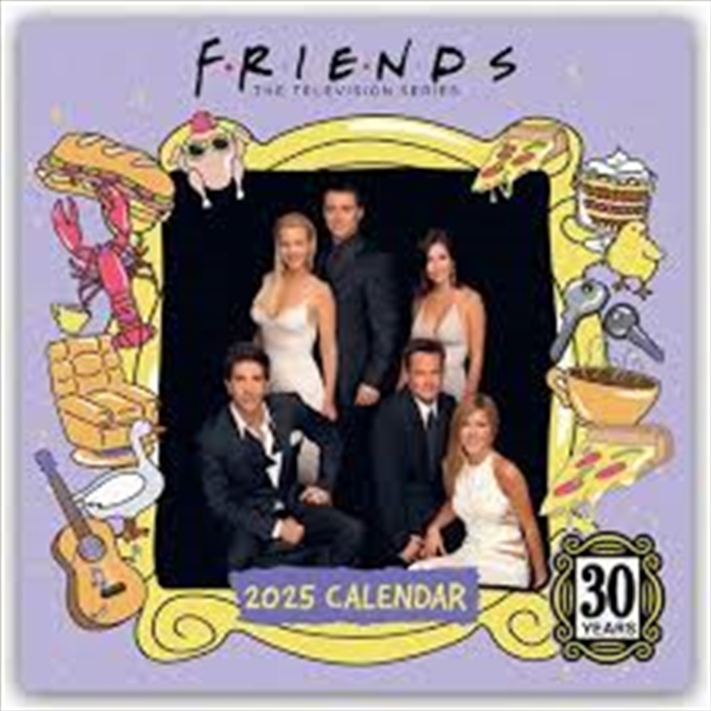 Friends 2025 Square Calendar/Product Detail/Calendars & Diaries