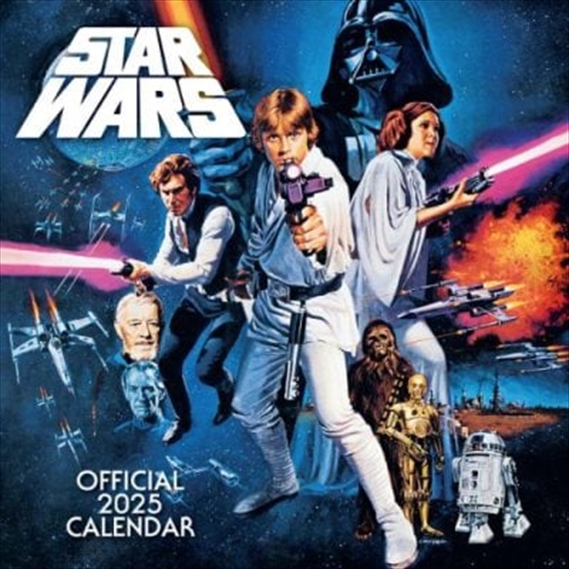 Star Wars Classic 2025 Square Calendar/Product Detail/Calendars & Diaries