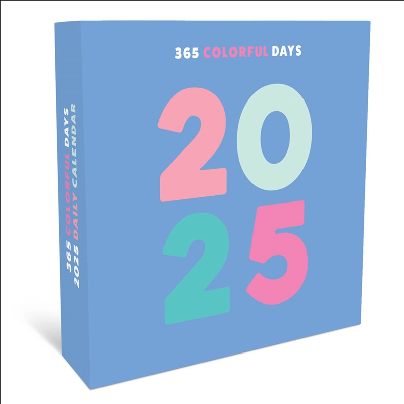 Colorful Typography 2025 Boxed Calendar/Product Detail/Calendars & Diaries