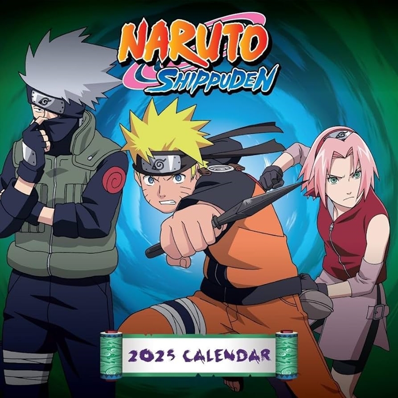 Naruto Shippuden 2025 Square Calendar/Product Detail/Calendars & Diaries