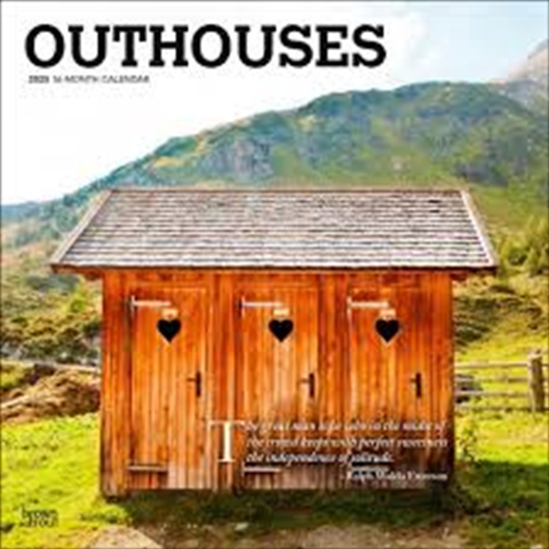 Outhouses 2025 Square Calendar/Product Detail/Calendars & Diaries