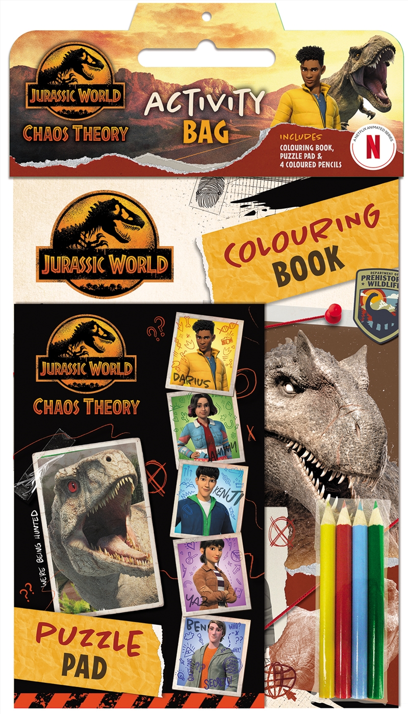 Jurassic World Chaos Theory: Activity Bag (Universal)/Product Detail/Kids Activity Books