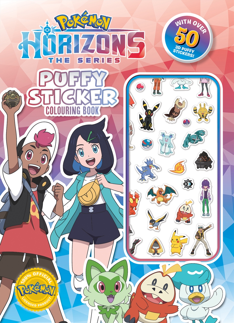 Pokemon Horizons The Series: Puffy Sticker Colouring Book/Product Detail/Kids Colouring