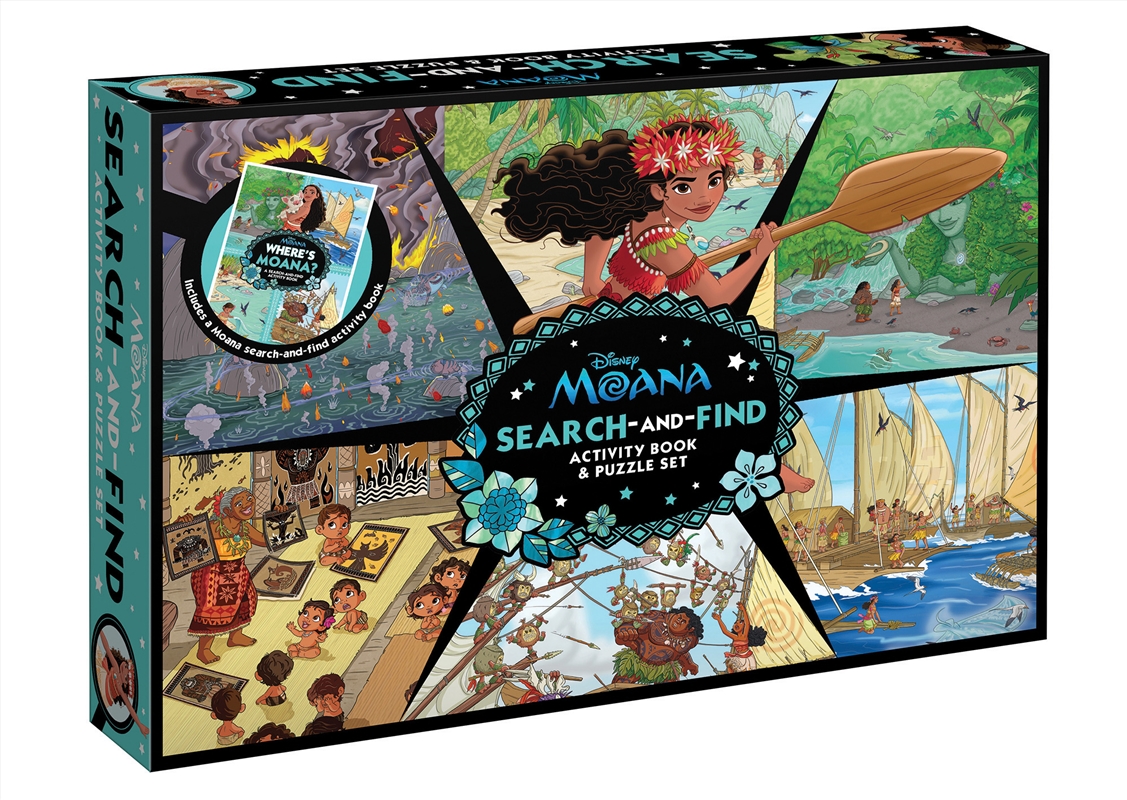 Moana: Search-And-Find Activity Book & Puzzle Set (Disney: 200 Pieces)/Product Detail/Jigsaw Puzzles