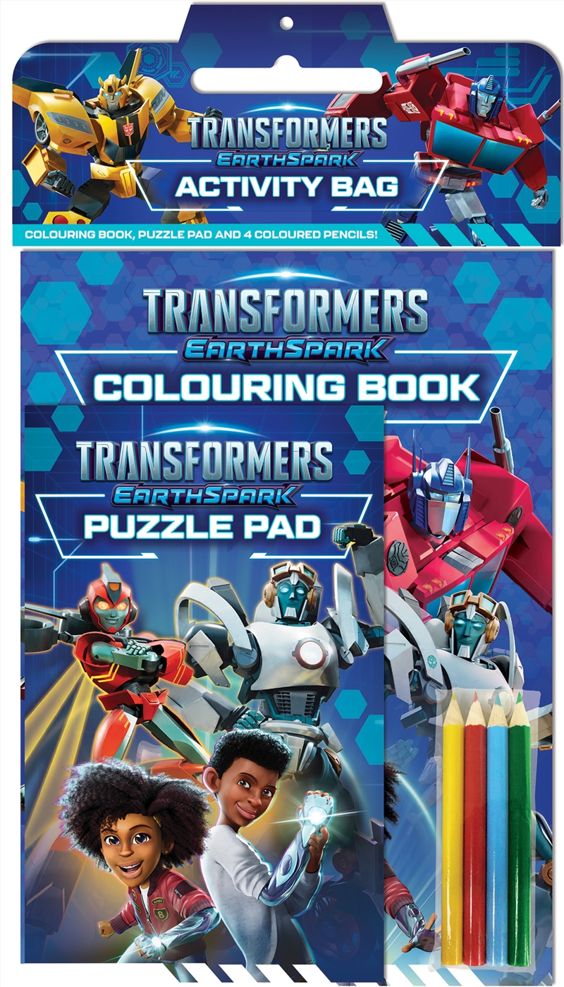 Transformers Earthspark: Activity Bag (Hasbro)/Product Detail/Kids Activity Books