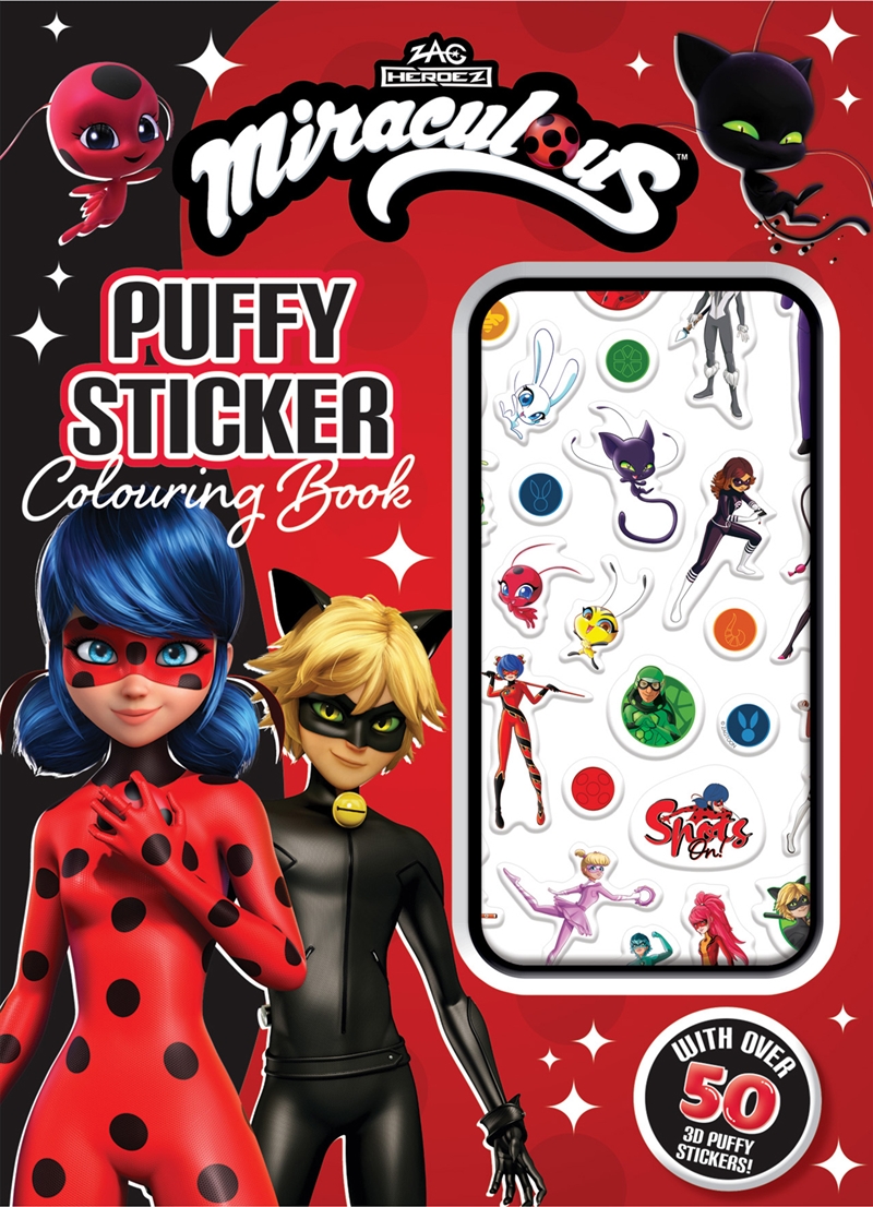 Miraculous: Puffy Sticker Colouring Book (Zag Heroez)/Product Detail/Kids Colouring