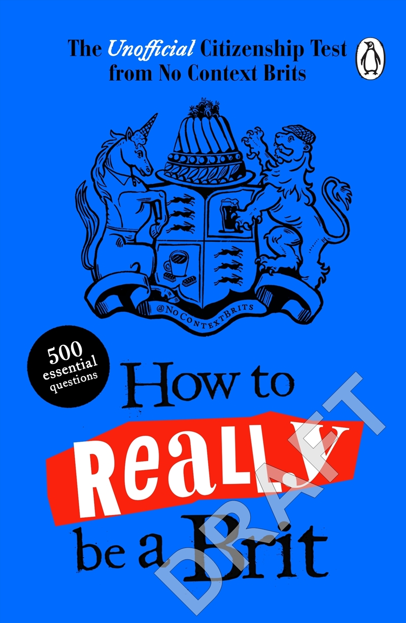 How to Really be a Brit:The Unofficial Citizenship Test/Product Detail/Comedy