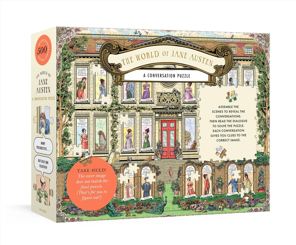 The World of Jane Austen: A Conversation Puzzle:500-Piece Puzzle: Jigsaw Puzzle for Adults/Product Detail/Adults Activity Books