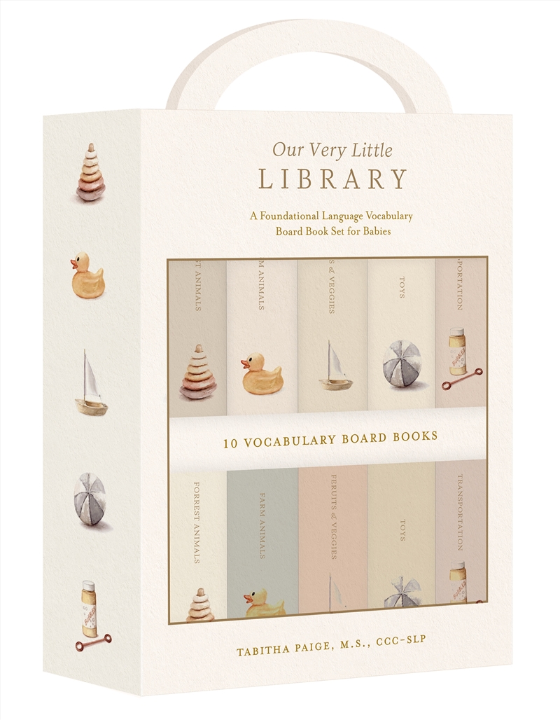 Our Very Little Library Board Book Set:A Foundational Language Vocabulary Board Book Set for Babies/Product Detail/Childrens