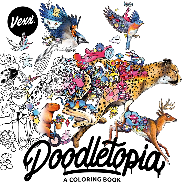 Doodletopia:A Coloring Book/Product Detail/Adults Activity Books