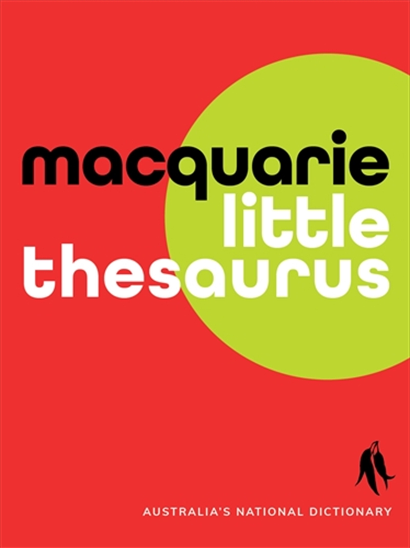 Macquarie Little Thesaurus/Product Detail/Language & Linguistics