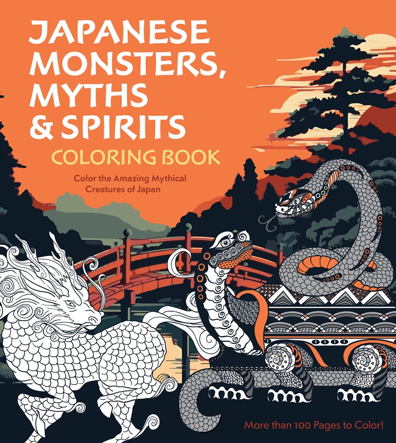 Japanese Monsters, Myths & Spirits Coloring Book/Product Detail/Adults Colouring