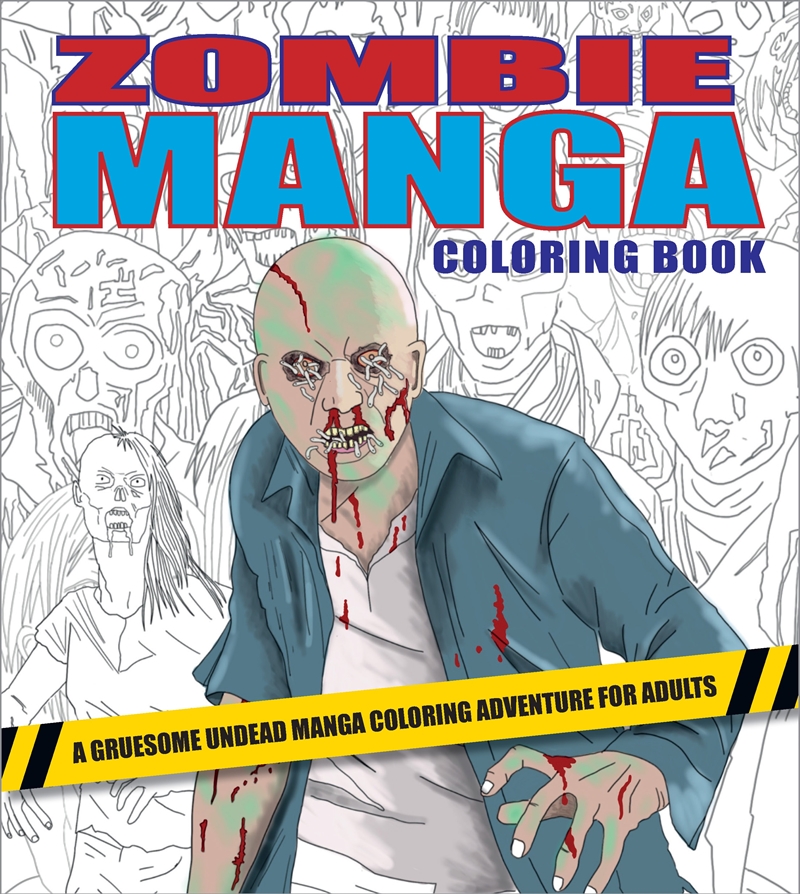 Zombie Manga Coloring Book/Product Detail/Adults Colouring