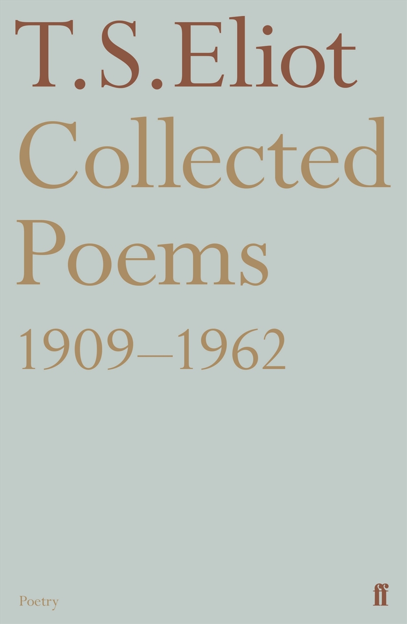 Collected Poems 1909-1962/Product Detail/Poetry