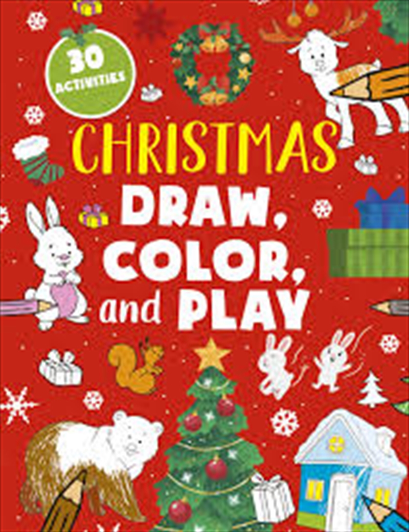 Christmas Draw, Color, and Play/Product Detail/Kids Activity Books