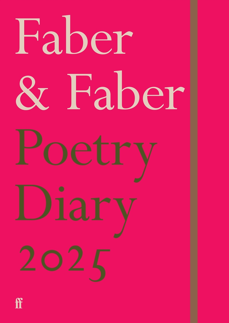 Faber Poetry Diary 2025/Product Detail/Calendars & Diaries