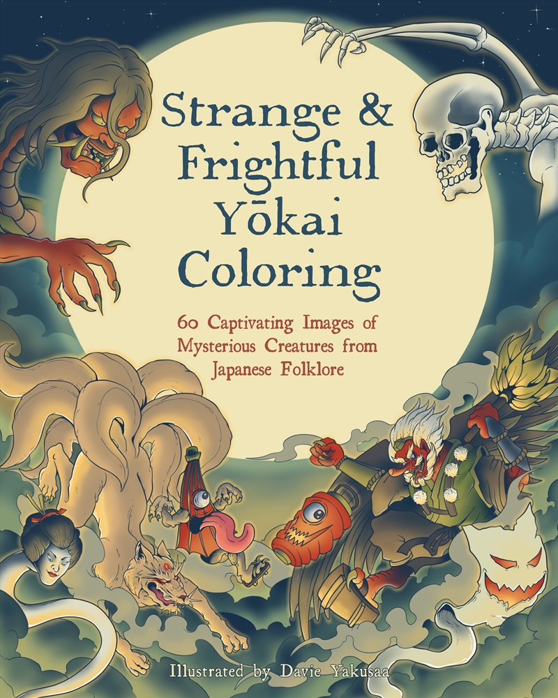 Strange & Frightful Yokai Coloring/Product Detail/Adults Colouring