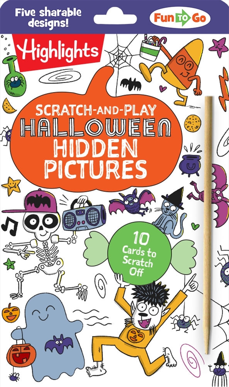 Scratch-and-Play Halloween Hidden Pictures/Product Detail/Kids Activity Books