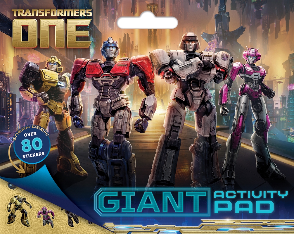 Transformers One: Giant Activity Pad (Hasbro)/Product Detail/Kids Activity Books