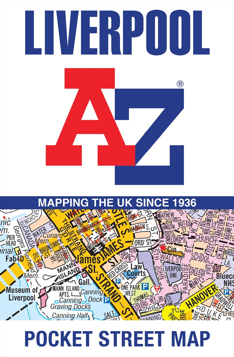 Liverpool A-Z Pocket Street Map/Product Detail/Geography