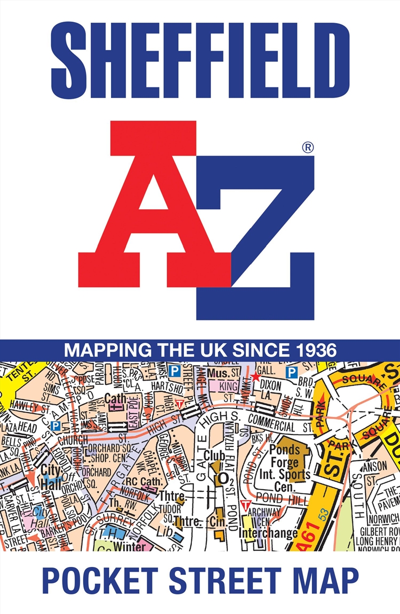 Sheffield A-Z Pocket Street Map/Product Detail/Geography