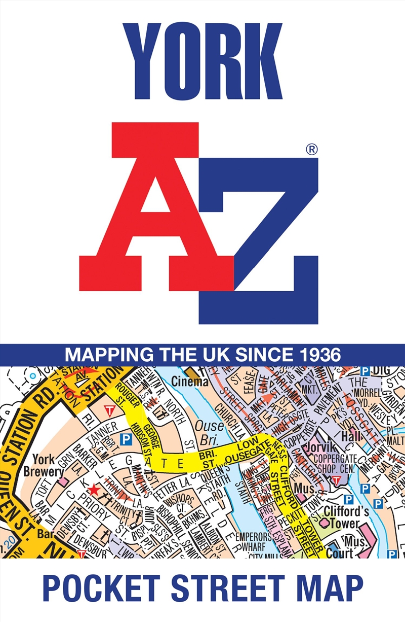 York A-Z Pocket Street Map/Product Detail/Geography