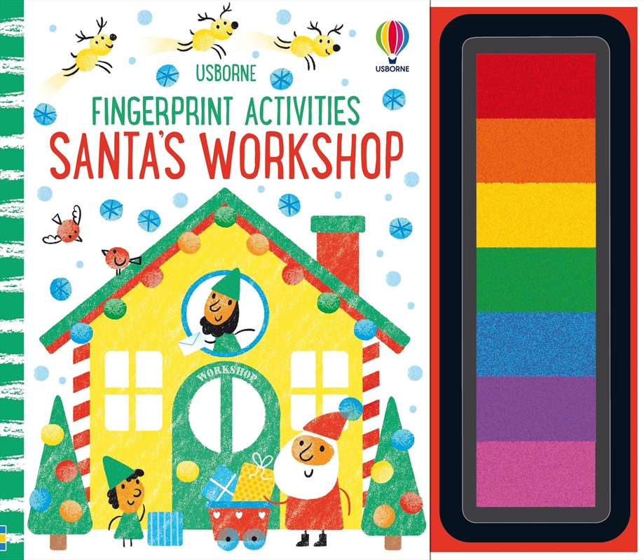 Fingerprint Activities Santa's Workshop/Product Detail/Kids Activity Books