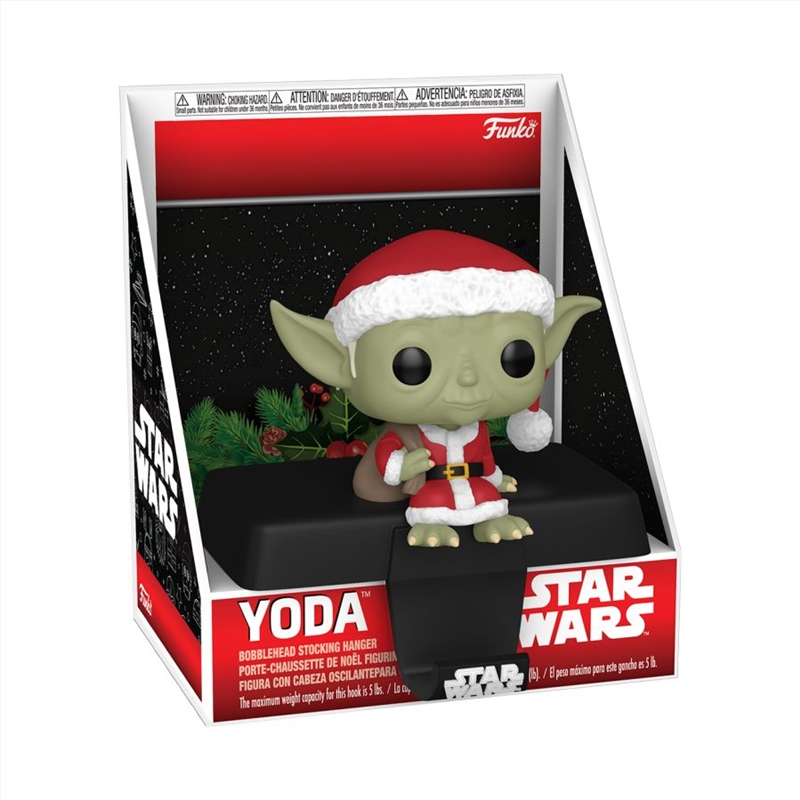 Star Wars - Yoda Pop! Edge-Sitter Stocking Hanger/Product Detail/Funko Collections